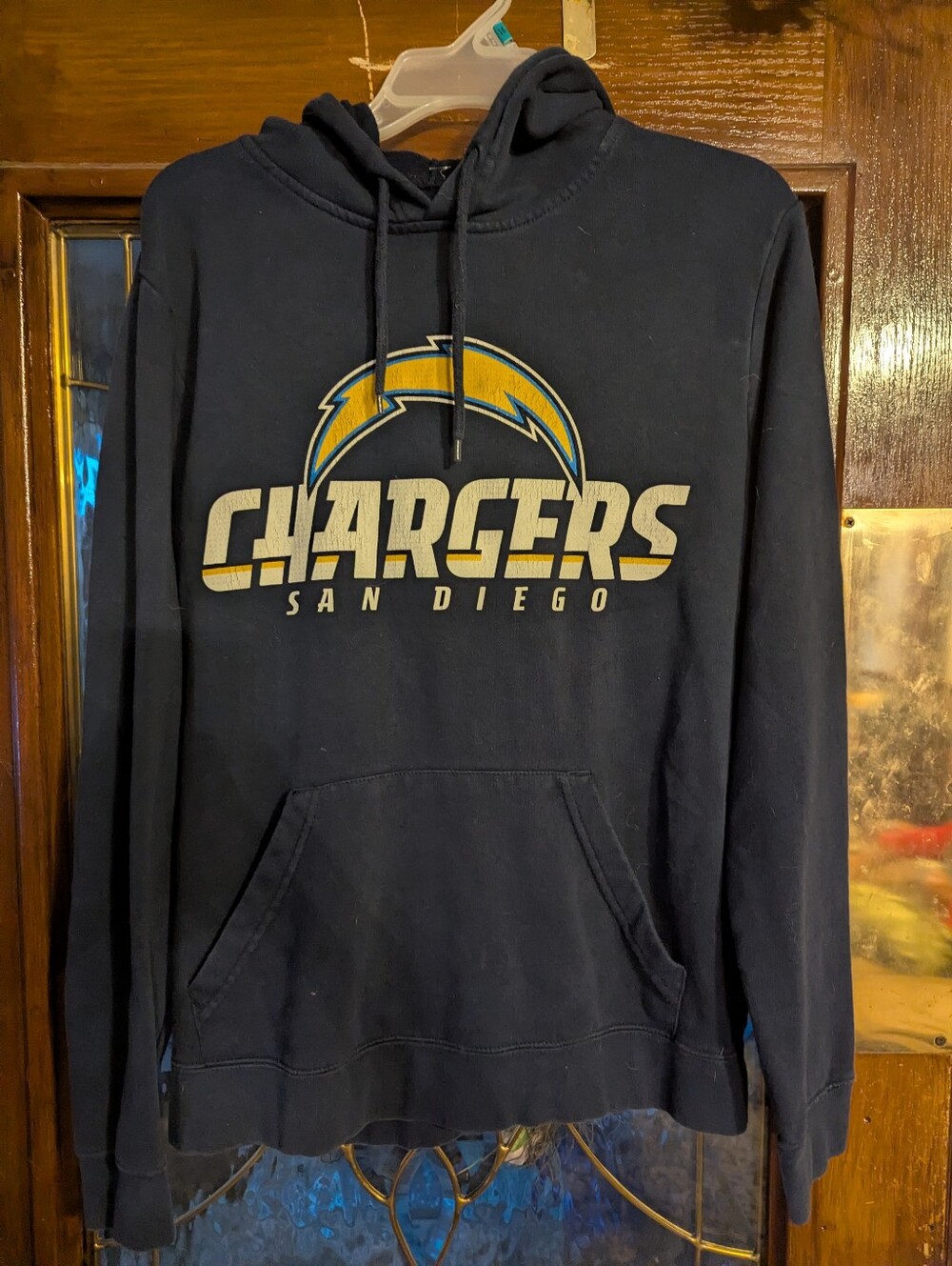 San Diego Chargers Navy Pullover Hoodie - Team Logo Sweatshirts